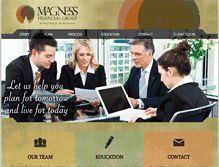 Tablet Screenshot of magnessfinancialgroup.com